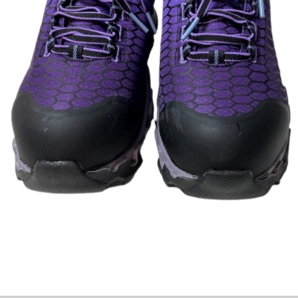 Timberland Powertrain Sport Alloy Toe Purple Work Shoes Size 8.5 - Picture 15 of 16